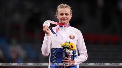 Представительница Могилевщины Ирина Курочкина стала серебряным призером Олимпиады в женской борьбе